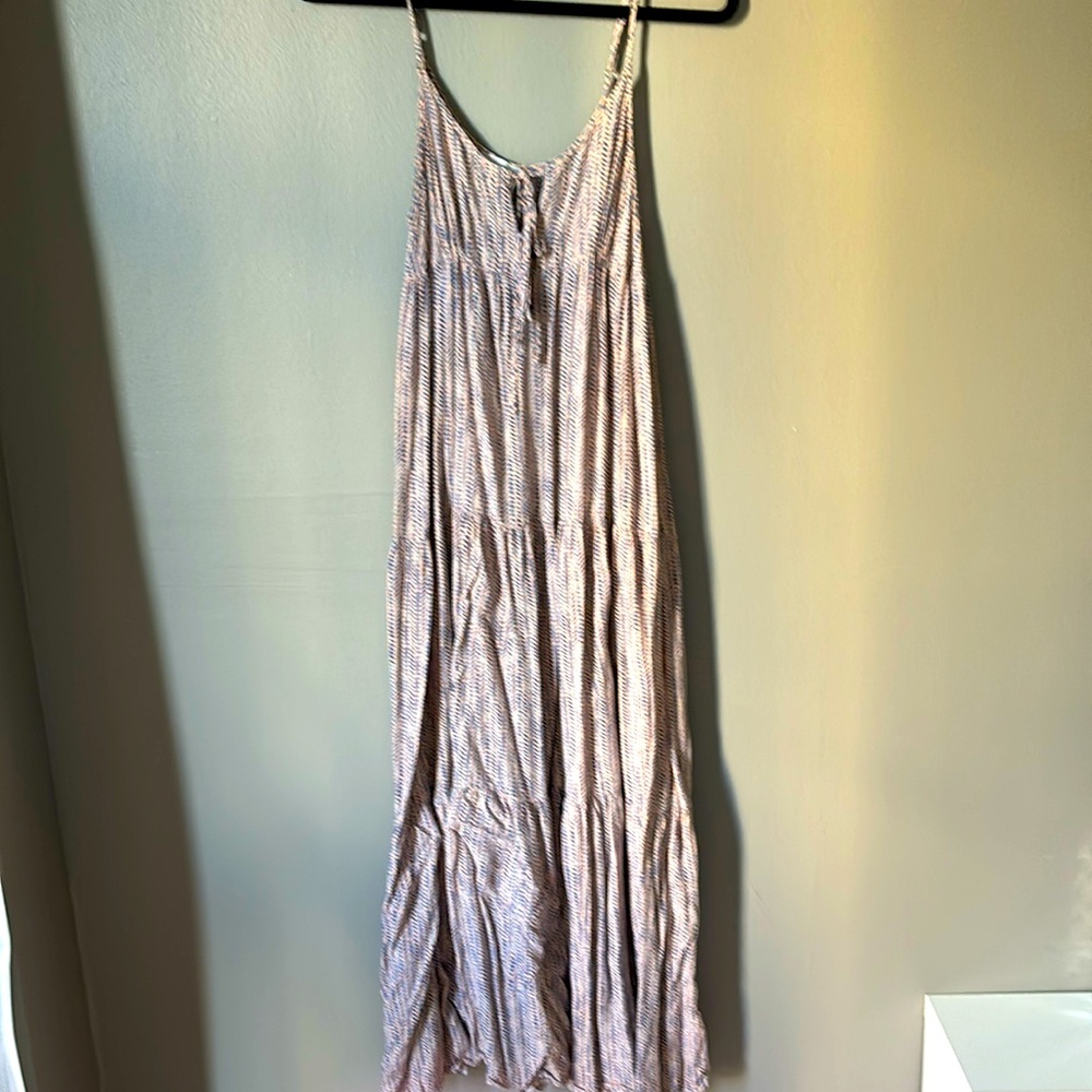 Light pink and blue maxi free, super flowy and so comfortable!